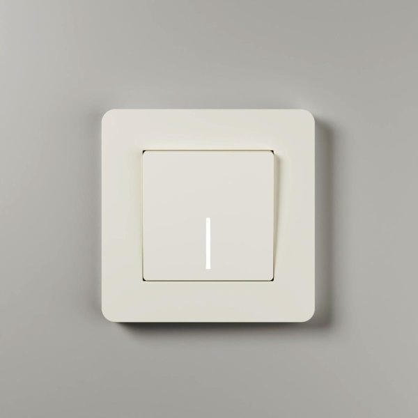 Рамка Werkel Split на 1 пост айвори/белый W0013066 4690389206016