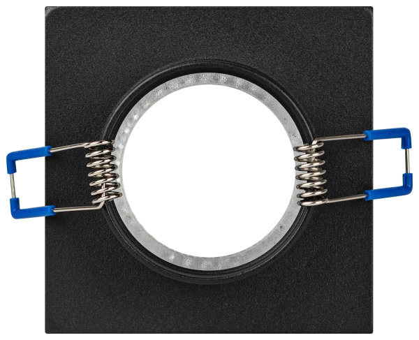 Светильник встраиваемый декоративный ЭРА DK110 BK/CL под лампу MR16 GU5.3 черный/прозрачный Б0058422