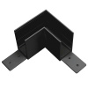 Соединитель PRO L-образный горизонтальный Teta Lightstar 505127-ALU