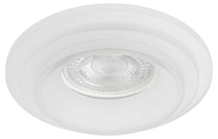 Светильник встраиваемый декоративный ЭРА DK105 WH под лампу MR16 GU5.3 белый Б0058392