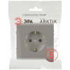 Розетка ЭРА Arktik 16-2101-07 с заземлением 2P+E Schuko 16А-250В титан Б0070420