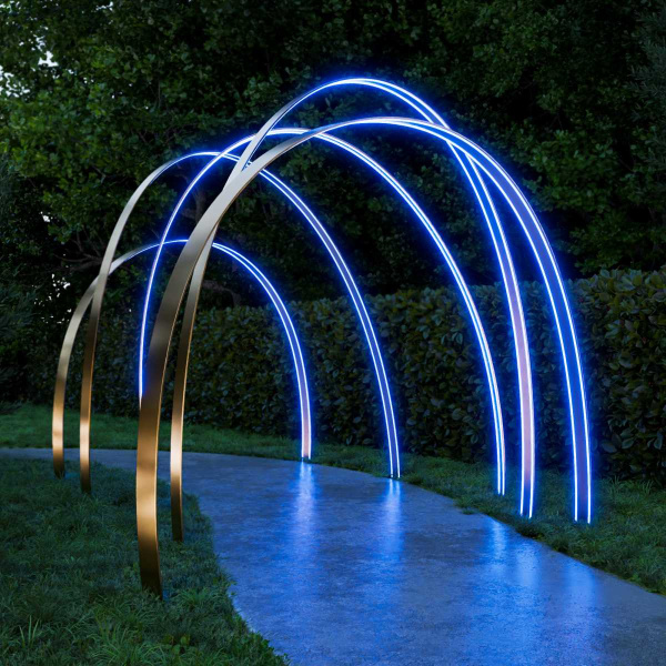 Комплект светодиодного НЕОНа Apeyron 220В, 6Вт/м, синий, smd 2835, 144д/м, круглый, d=14мм, 10м, IP65 (сетевой шнур, заглушка, крепеж - 10шт) 10-117