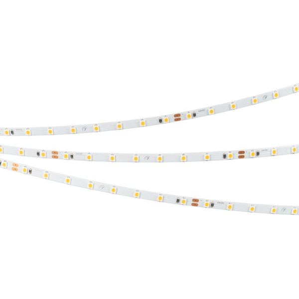 Светодиодная лента Arlight 5W/m 80LED/m 2835SMD холодный белый 5M RT-A80-5mm 24V White6000 037797