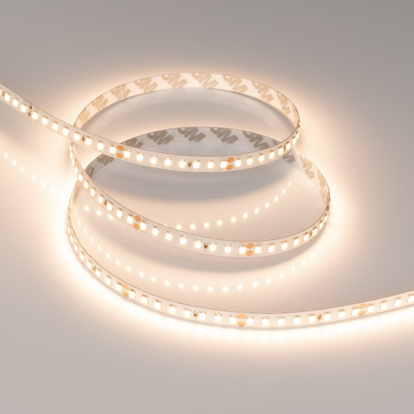 Светодиодная лента Arlight 12W/m 160LED/m 2835SMD теплый белый 5M UL-A160-8mm 24V Warm3000 040011