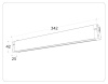 Трековый светодиодный светильник Ambrella Light Track System Magnetic 220V GL1271