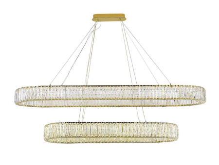 Подвеcная люстра Newport 8240/140 oval gold М0067862