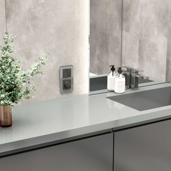 Рамка Werkel Elite на 2 поста графит W0022440 4690389180705