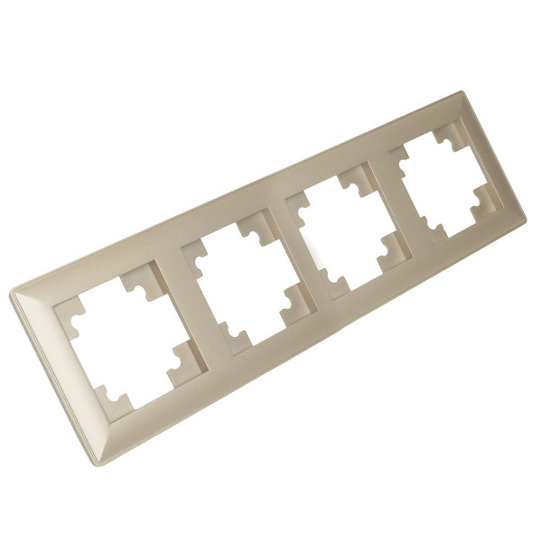 Рамка 4-постовая Stekker Катрин шампань PFR00-7004-02 39805