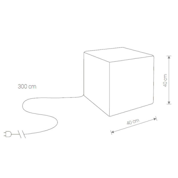 Уличный светильник Nowodvorski Cumulus Cube 8966