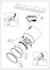 Трековый светильник ЭРА TR15 GX53 WH/SL Б0048545