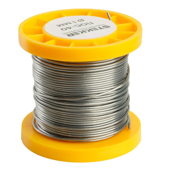 Припой ПОС-61 с канифолью в бобине 100 гр APL61-100-1 50317