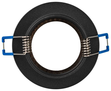 Светильник встраиваемый декоративный ЭРА DK109 BK/GR под лампу MR16 GU5.3 черный/серый Б0058420