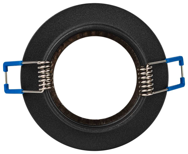 Светильник встраиваемый декоративный ЭРА DK109 BK/GR под лампу MR16 GU5.3 черный/серый Б0058420