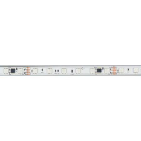 Светодиодная лента герметичная Arlight 14W/m 60LED/m 5060SMD разноцветный 5М DMX-PS-B60-12mm 24V 039182
