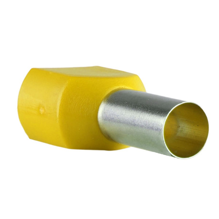 Наконечник штыревой втулочный изолированный НШВИ(2) 6,0-14 (DIY упаковка 25 шт) LD406-6014 50405