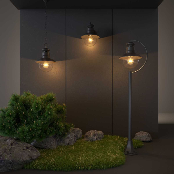 Уличный cветильник Elektrostandard Talli F GL 3002F черный a038485