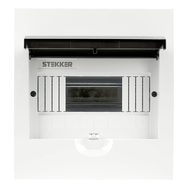 Бокс встраиваемый Stekker EBX50-4/08-50 8 модулей, пластик ArcaLight 50510