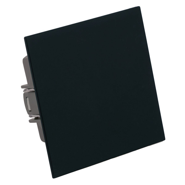 Переключатель 1-клавишный (механизм), Stekker, 250В, 10A Мия, RSW10-3105-05, черный бархат 50447