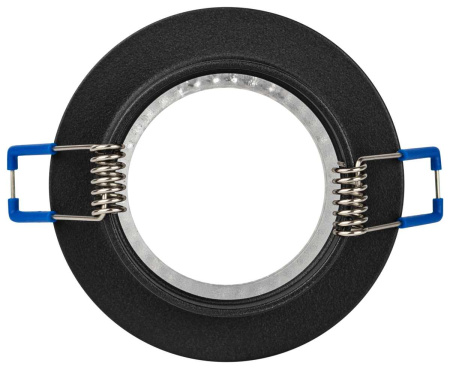 Светильник встраиваемый декоративный ЭРА DK109 BK/CL под лампу MR16 GU5.3 черный/прозрачный Б0058417