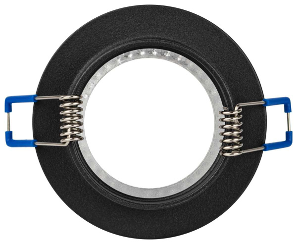 Светильник встраиваемый декоративный ЭРА DK109 BK/CL под лампу MR16 GU5.3 черный/прозрачный Б0058417