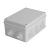 Коробка разветвительная Stekker EBX10-310-55, 150*110*70мм,10 вводов, IP55, светло-серая (GE41242) 39999