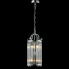 Подвесная люстра Crystal Lux Tadeo SP4 D200 Chrome/Transparente