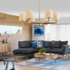 Подвесная люстра Imperium Loft Jorgenson D85 White/Light Wood 203575-26