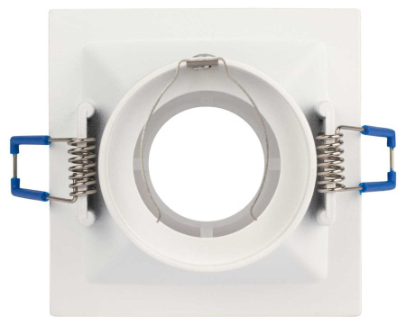 Светильник встраиваемый декоративный ЭРА KL102 WH под лампу MR16 GU5.3 белый Б0056350