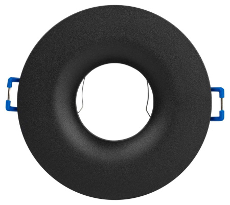 Светильник встраиваемый алюминиевый ЭРА KL105 BK под лампу MR16 GU5.3 черный Б0059792