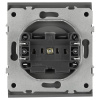 Розетка ЭРА Arktik 16-2106-06 без заземления 2P 16А-250В графит Б0071678