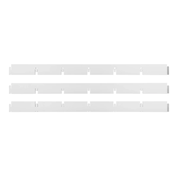 Решетки для потолка Грильято ячейка 75х75 мм 6 шт 2,16 м2 матовый белый