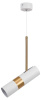 Подвесной светильник ЭРА PL33 WH/GD MR16 GU10 Б0061381