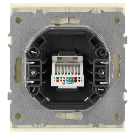 Розетка ЭРА Arktik 16-3107-02 информационная RJ45 слоновая кость Б0070475