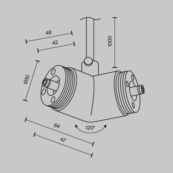 Аксессуар Maytoni Technical CA018LWC-P-B