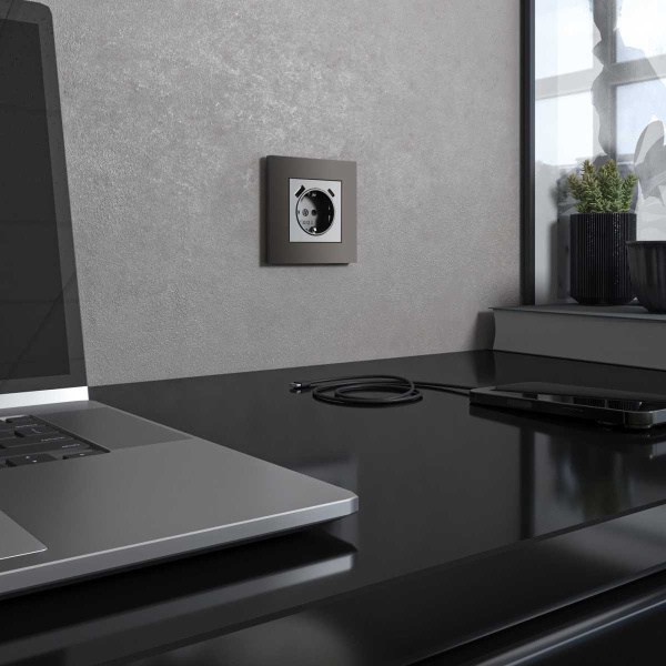 Рамка Werkel Slab на 1 пост бронза матовый W0012963 4690389193354