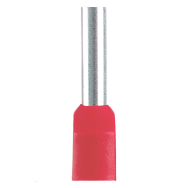 Наконечник штыревой втулочный изолированный НШВИ(2) 1,0-8 LD406-1008 50385