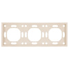Рамка Stekker, PFR00-5003-08 3-местная Эмили, кашемир, soft touch 49912