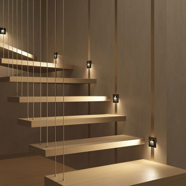 Встраиваемый светодиодный светильник Denkirs Sensor DK1020-BK