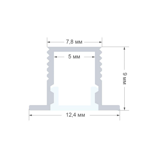 Профиль встраиваемый Apeyron 08-39