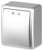 Выключатель ЭРА Эксперт 11-1202-03 с подсветкой IP20 10АХ-250В ОУ алюминий Б0063041