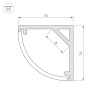Профиль Arlight SL-Kant-H16-2000 Black 037116