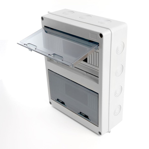 Бокс настенный Stekker EBX50-1/24-65 24 модуля, пластик, IP65 39194