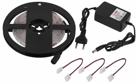 Светодиодная лента ЭРА 14,4W/m 60LED/m 5050SMD холодный белый 5M 5050kit-14,4-60-12-IP20-6500-5m Б0043065
