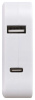 Разветвитель электрический ЭРА SPF-2-FL-USBC поворотный на 2 розетки + 2USB A+C 10А белый Б0069090