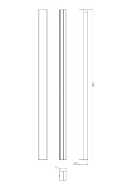 Линейный светодиодный светильник ЭРА SML-10-WB-40K-W48 белый Б0049815