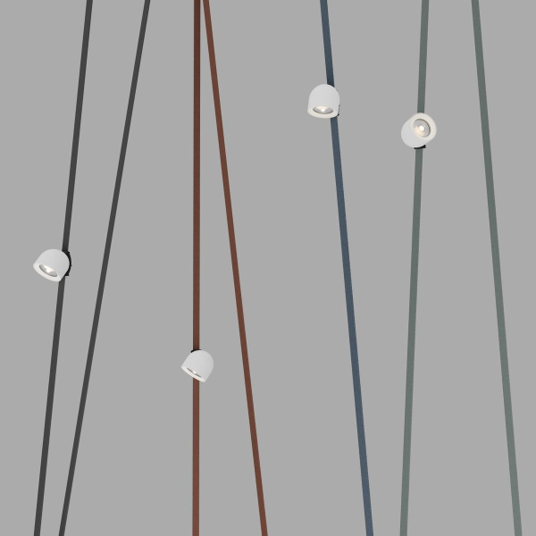 Трековый светодиодный светильник Denkirs Belty Spot DK5540-WH+BK