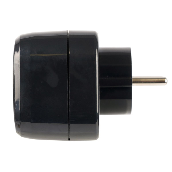 Разветвитель сетевой 3-местный с/з Stekker ADP16-23-20, 250V, 16A, ABS пластик, черный 50681