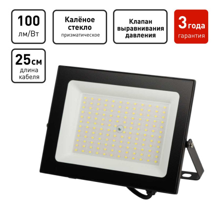 Прожектор светодиодный уличный ЭРА PRO LPR-062-0-65K-100 Б0064701