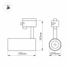 Трековый светодиодный светильник Arlight LGD-Gera-4TR-R90-30W Day4000 033436