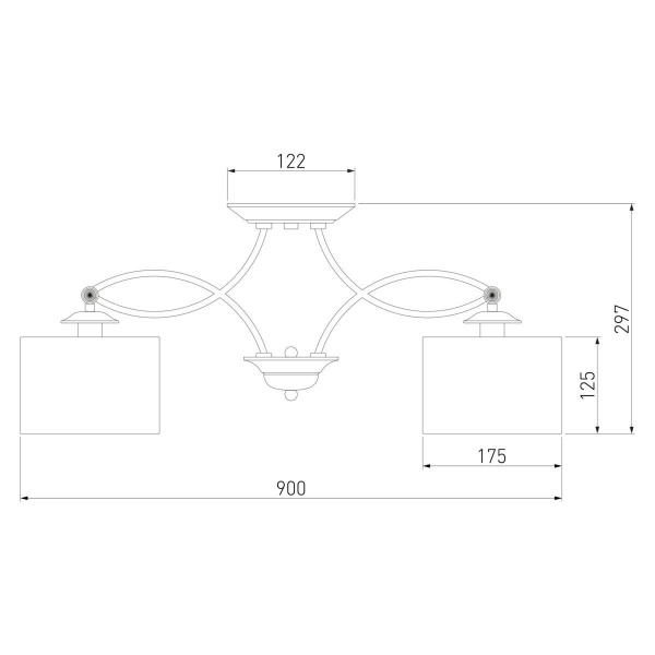 Потолочная люстра Eurosvet Fabiola 60124/8 хром Smart